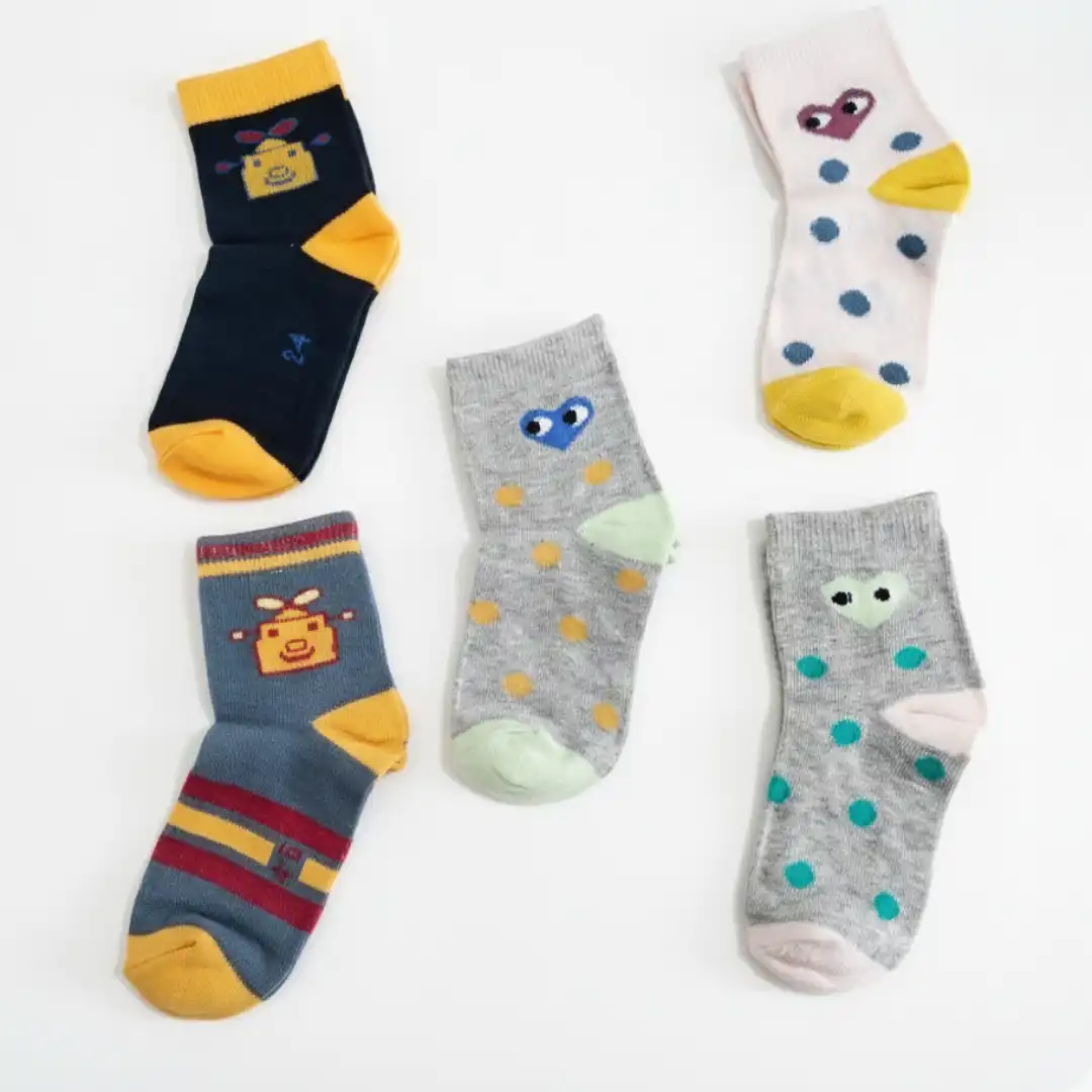 নরম কটন ফ্যাব্রিকের শিশুদের আরামদায়ক কিডস মোজা নরম কটন ফ্যাব্রিকের শিশুদের আরামদায়ক কিডস মোজা