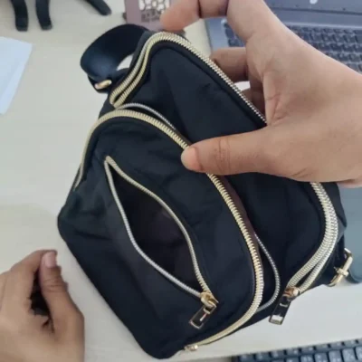 Premium crossbody bag with adjustable strap and multi-pocket design