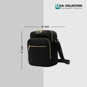 Premium crossbody bag with adjustable strap and multi-pocket design