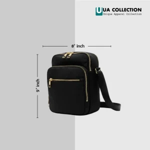 Premium crossbody bag with adjustable strap and multi-pocket design