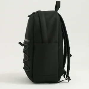 Black stylish everyday bag for men and women with durable lightweight design