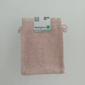 Premium Washglove 2pcs soft terry wash mitt