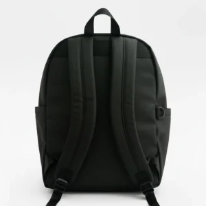 Durable and trendy black backpack for daily use, school, office, and travel