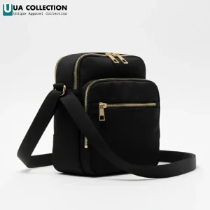 Premium crossbody bag with adjustable strap and multi-pocket design