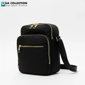 Premium crossbody bag with adjustable strap and multi-pocket design