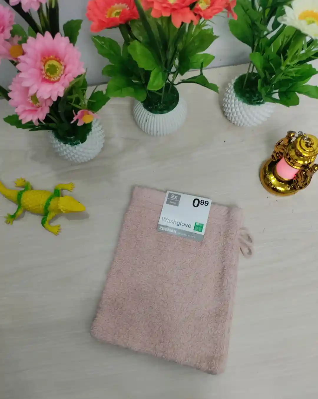 Premium Washglove 2pcs soft terry wash mitt