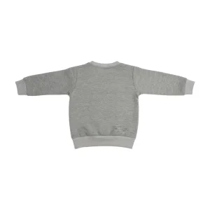 Kids' Bold Tokyo Colorblock Sweatshirt in black, yellow, and grey with stylish Tokyo print on the front