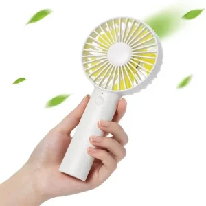 JISULIFE FA21 Handheld Portable Fan Rechargeable Mini Fan with 2000mAh Battery and Type-C Charging