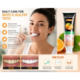 Natural Essence Vitamin C Whitening Toothpaste 100g