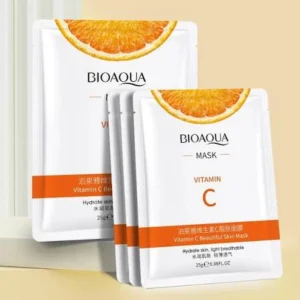 BIOAQUA Vitamin C Beautiful Skin Mask Brightening Moisturizing Facial Sheet Mask