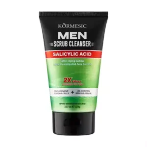 Kormesic Men Scrub Cleanser Deep Cleansing Face Scrub for Men