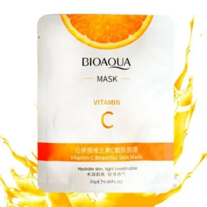 BIOAQUA Vitamin C Beautiful Skin Mask Brightening Moisturizing Facial Sheet Mask