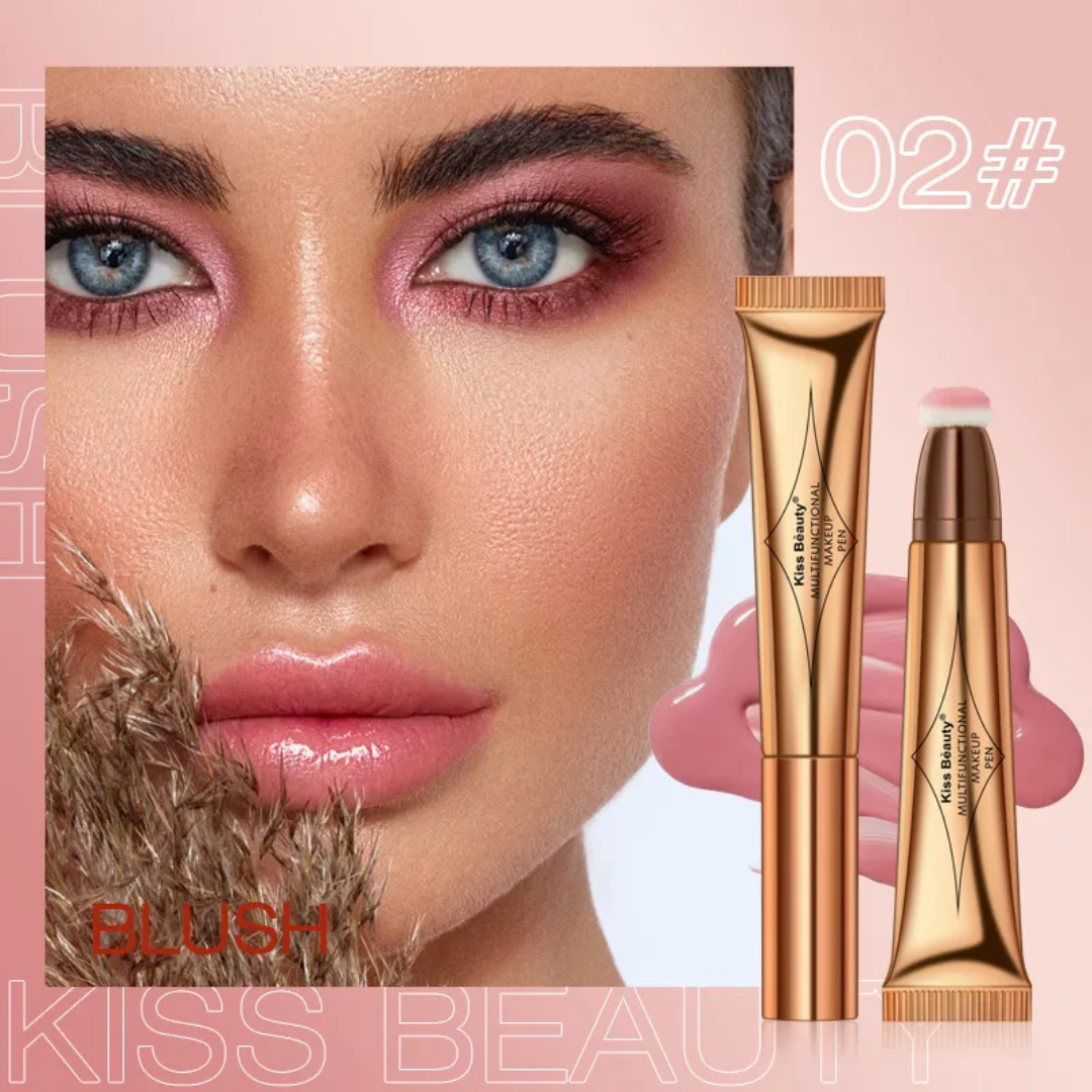 Kiss Beauty Multifunctional Makeup Pen 4 in 1 Eyebrow Eyeliner Lip Liner Highlighter Makeup Pen Bangladesh