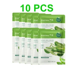 Aloe Vera Emollient Beauty Facial Mask hydrating moisturizing sheet mask for glowing skin