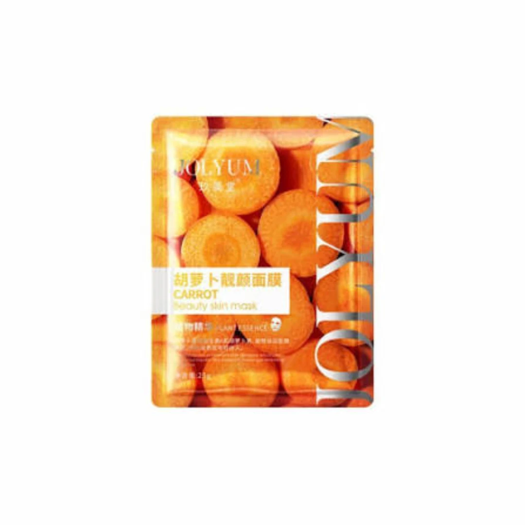 Jolyum Carrot Beauty Skin Mask hydrating brightening facial sheet mask