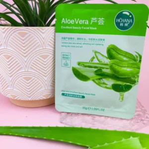 Aloe Vera Emollient Beauty Facial Mask hydrating moisturizing sheet mask for glowing skin