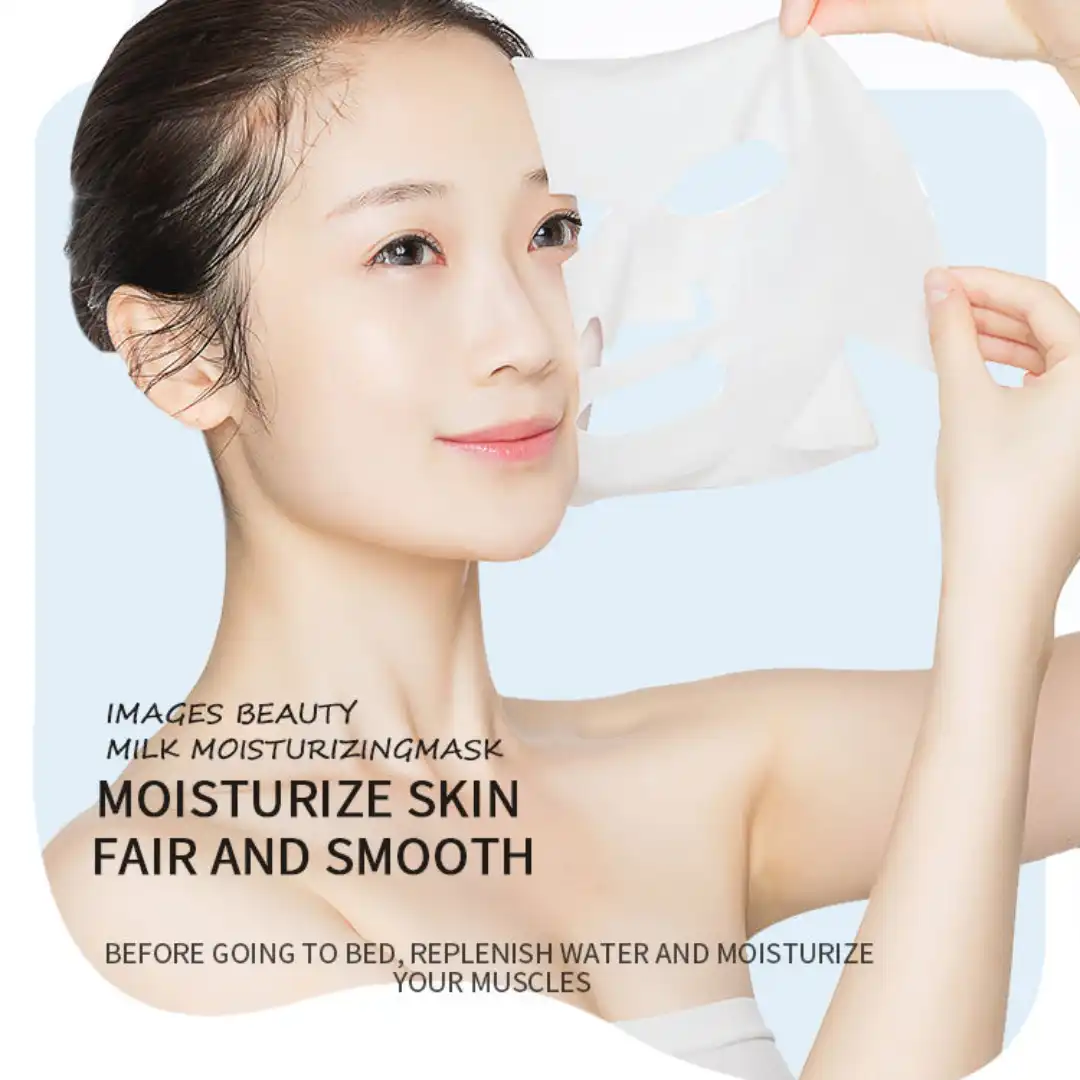 IMAGES Branded Moisturizing Milk Facial Mask hydrating sheet mask for soft and moisturized skin